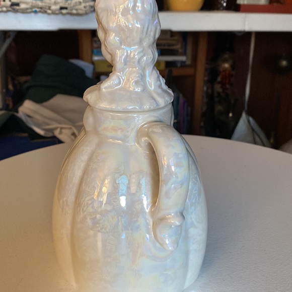 Vintage, Victorian teapot, Stephen F Austin, lusterware pottery teapot, 9 inches - Picture 4 of 8